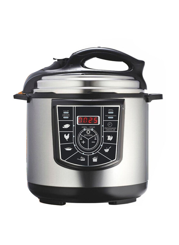 

Dubaigallery 7L Electric Pressure Cooker, Grey/Black