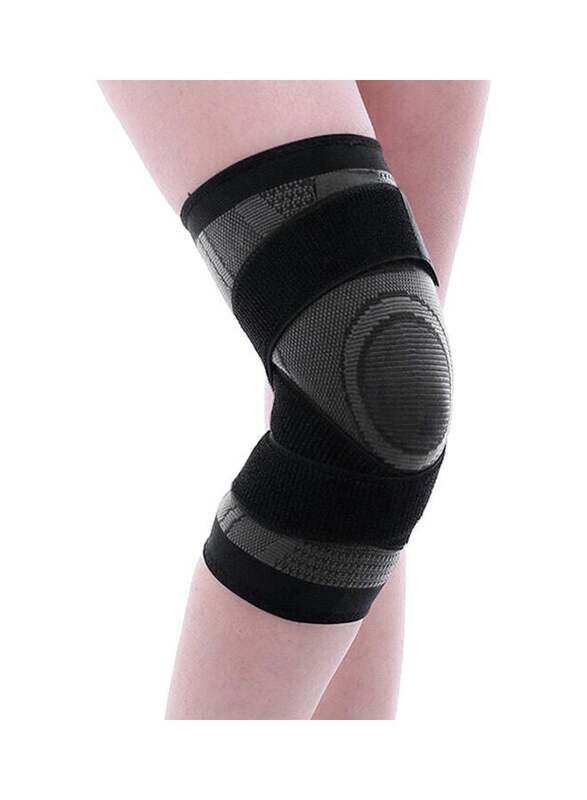 

Generic Pair Of Knee Braces Knitted Support Compression Sleeve, Large, Black