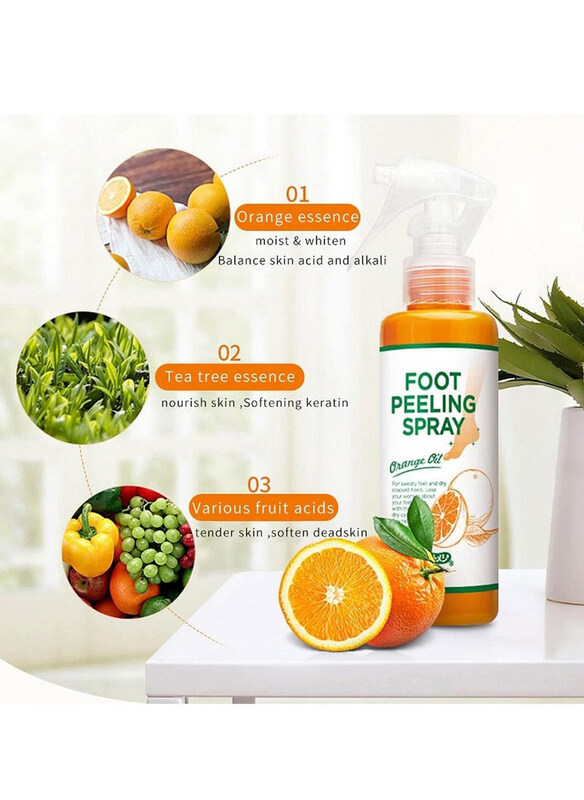 

DubaiGallery Orange Oil Tea Tree Foot Peeling Spray, 100ml