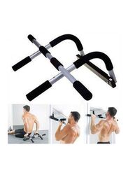 Iron Gym Pull Up Bar, One Size, Black/Silver