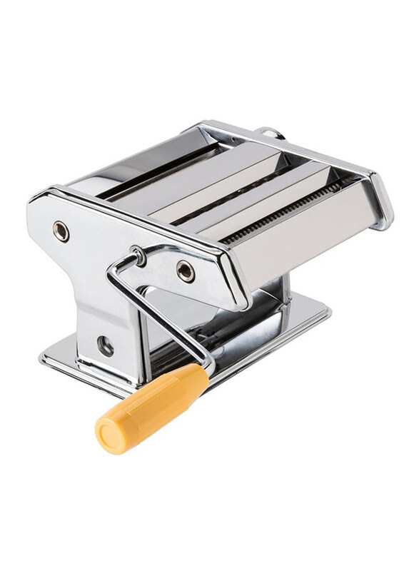 

Generic Manual Stainless Steel Noodles Roller Pasta Maker Machine, 35cm, 54TQWD, Silver