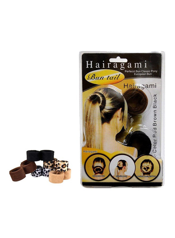 

Hairagami Bun Tail Maker for All Hair Types, 10 Pieces, Multicolour