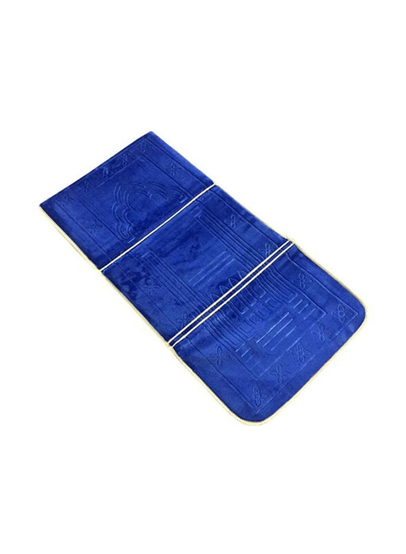 

Generic Foldable Prayer Mat, 114x54cm, Blue