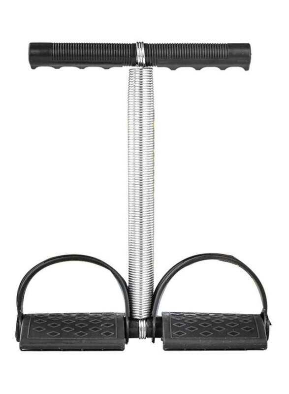 

Generic Abdomen Leg Tensioner Foot Puller, Black/Silver