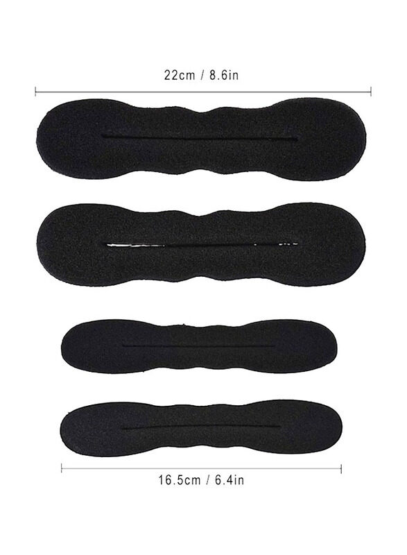 

Generic Sponge Hair Tool Set, Black, 4 Piece