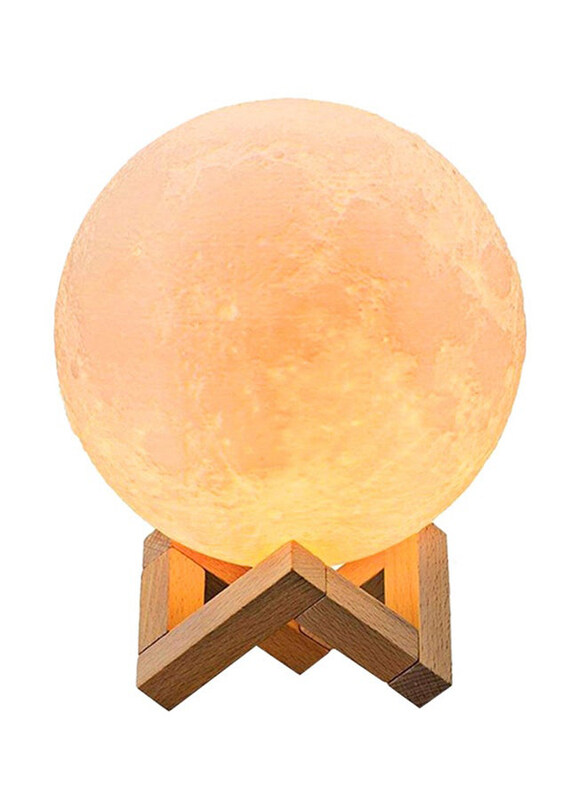 

Aibecy 3D USB LED Moon Lamp with Stand, White