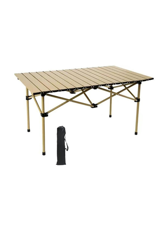 

DubaiGallery Outdoor Camping Foldable Table, Beige