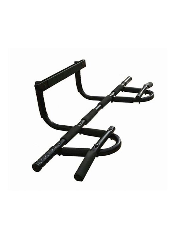 Door Gym Pull Up Bar, Black