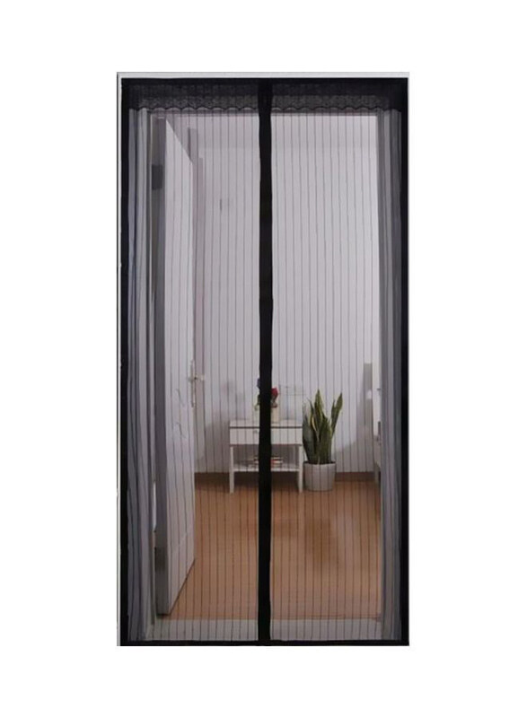 

Generic Full Frame Magnetic Mosquito Repellent Door Curtain, 100x210cm, Black