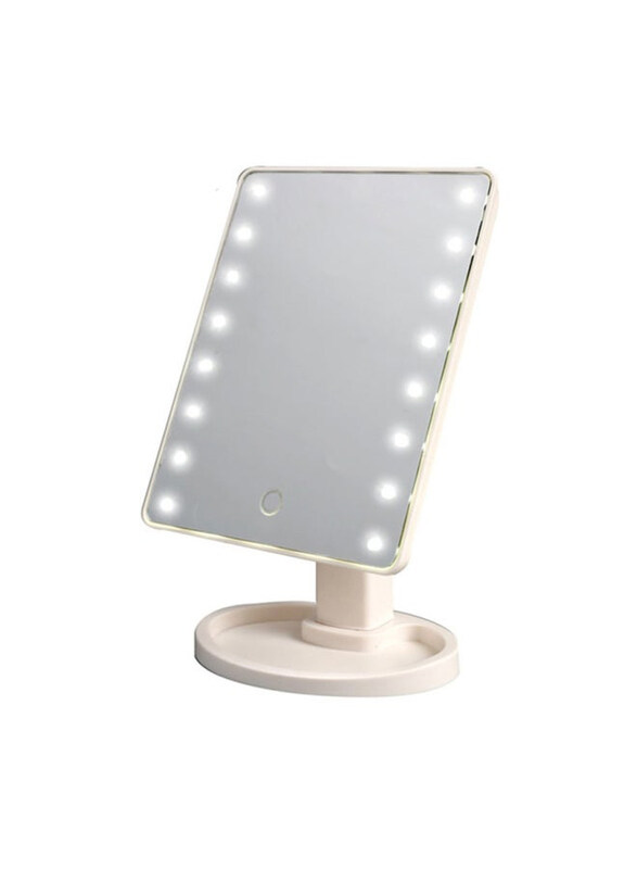 

Cool Baby LED Make Up Mirror, 29 x 18 x 8cm, Clear/White