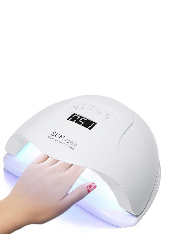 

Sun Nail Dryer Womdee UV Gel Nail Lamp Gel Nail Polish LED UV Light Professional Nail Art Tools Accessories with 3 Timer Setting, 120W, White