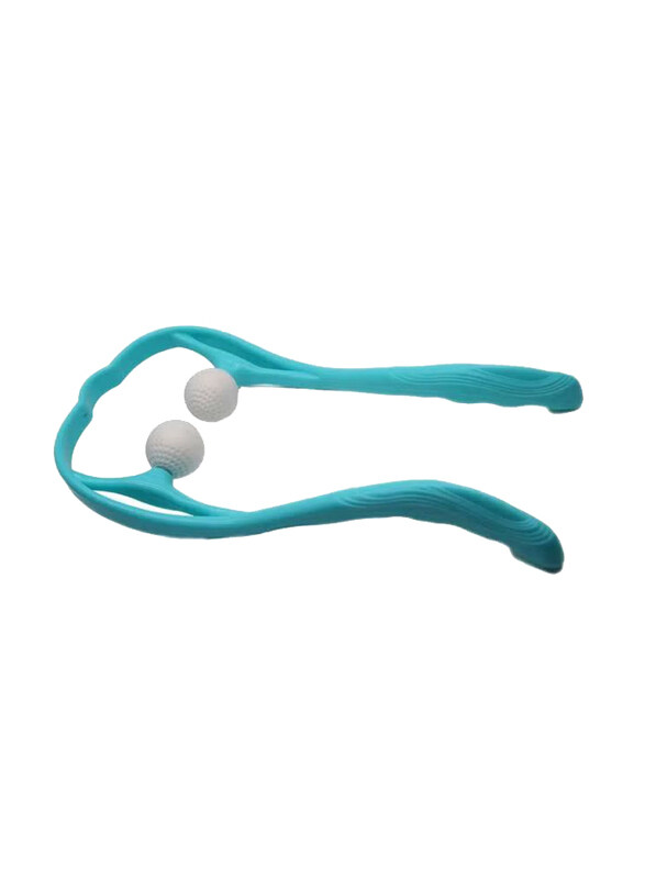 

Generic Double Trigger Pointed Roller Neck Massager, Teal