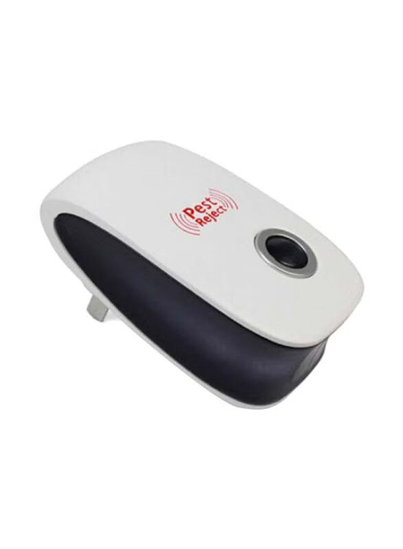 

Generic Pest Reject Ultrasonic Electronic Repellent, White/Black