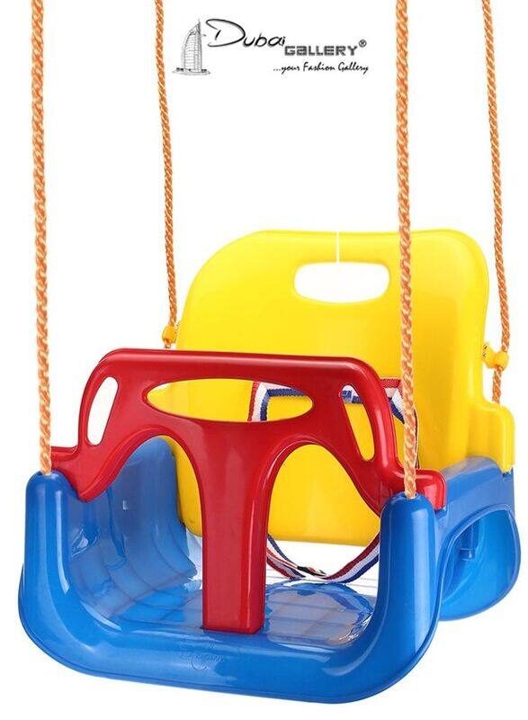 

Dubaigallery Dubai Gallery High Back Plastic Swing, Ages 3+, Multicolour
