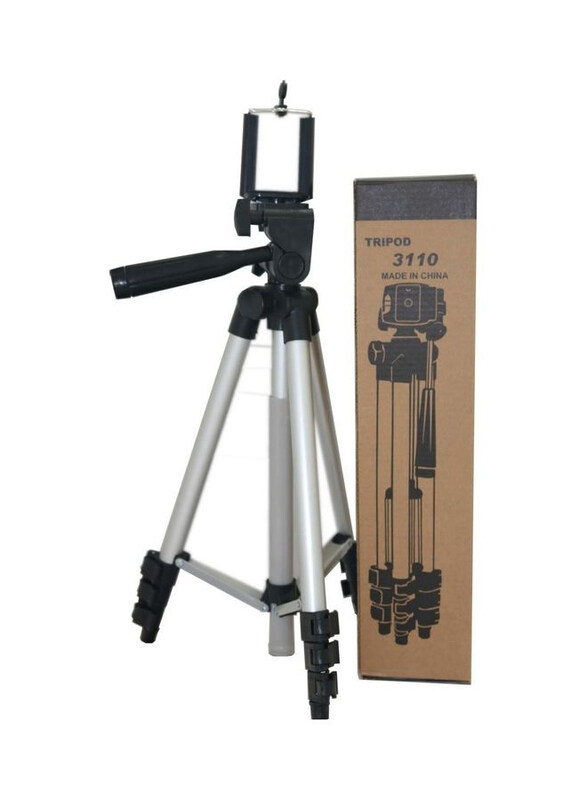 

Generic Tripod For Mobile, Silver/Black