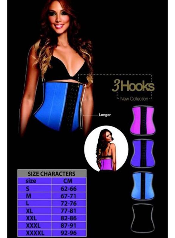 Slimming Corset with Waist Twisting Disc Board, Black