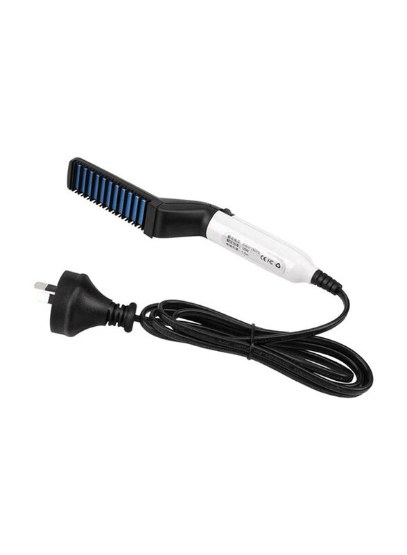 

Generic Professional Multifunctional Beard Straightener, f00491, Black/White/Blue