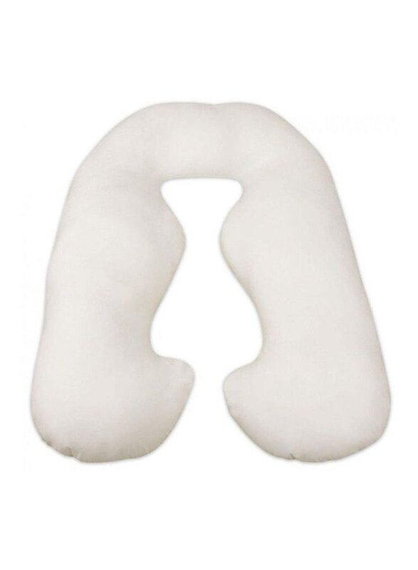 

Generic U Shape Cotton Pillow, White