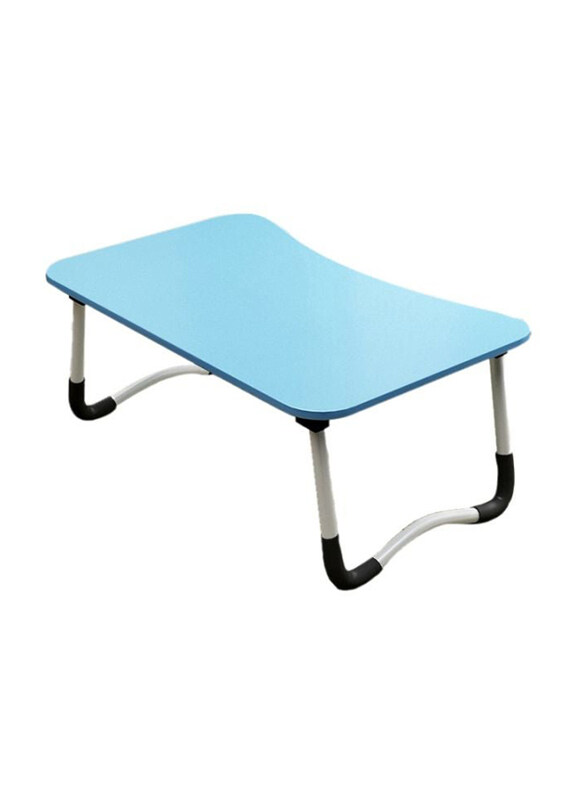 

Universal W-Leg Type Foldable Lap Desk with Mat & Card Slot, Blue