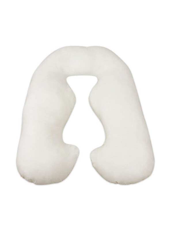 

Generic U-Shaped Maternity Pillow, White