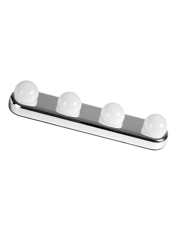

Beauenty 4-LED Vanity Mirror Light Bulb, 21 x 4cm, White/Grey