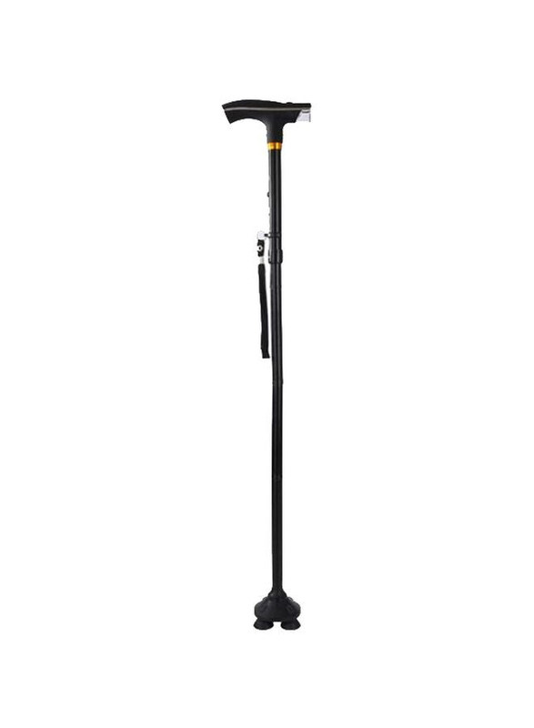

Generic Foldable Unisex Walking Cane with LED Light, Black