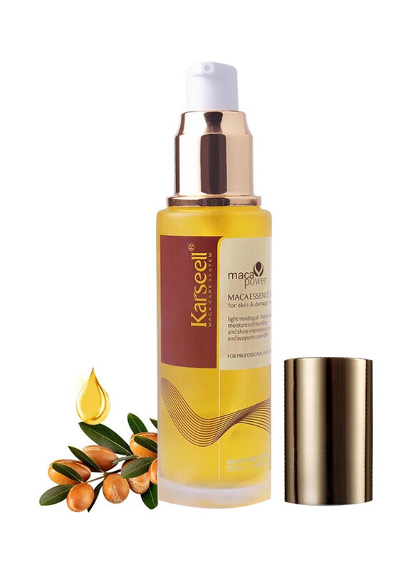 

Karseell Healing Moroccan Argan Oil Cold Pressed Weightless Hair Serum for Damaged Hair, 50ml