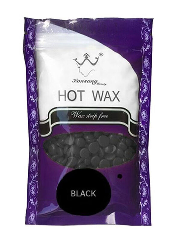 

Konsung Beauty No Strip Depilatory Pearl Hair Removal Hot Black Wax Beans, 100g