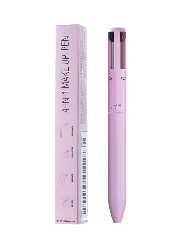 

DubaiGallery 4-in-1 Waterproof Eyebrow Contour & Highlight Pen, Pink