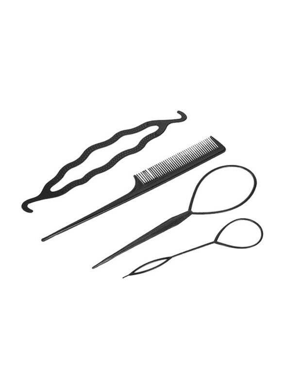 

Generic Anself Hair Twist Styling Set, Black, 4 Pieces