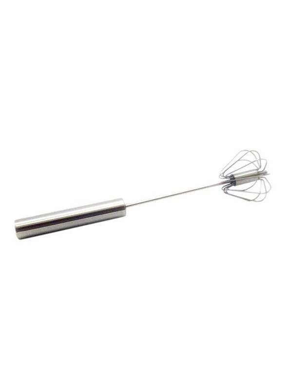

Generic 1-Piece Semi-Automatic Egg Beater, Silver