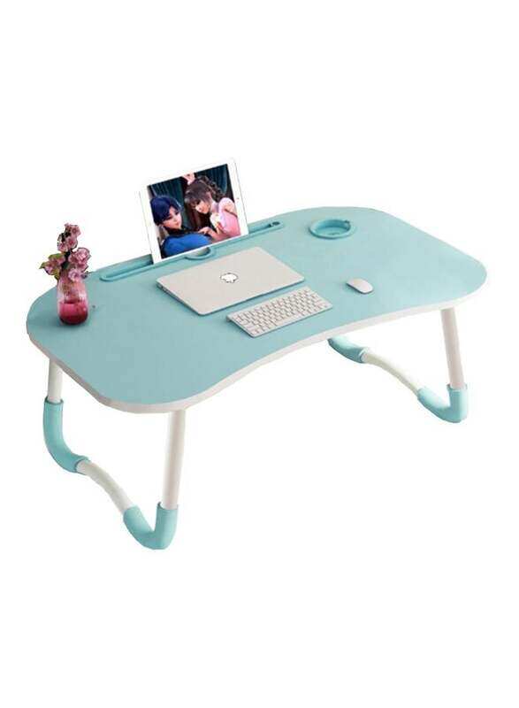 

Unspecified Foldable Laptop Desk, Blue/White