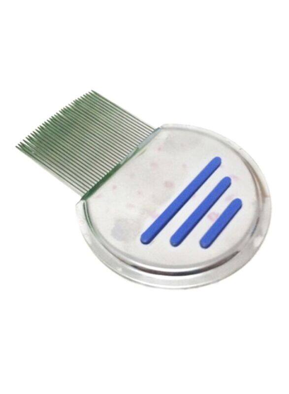 

Generic Stainless Steel Threaded Needle Pet Comb, Blue