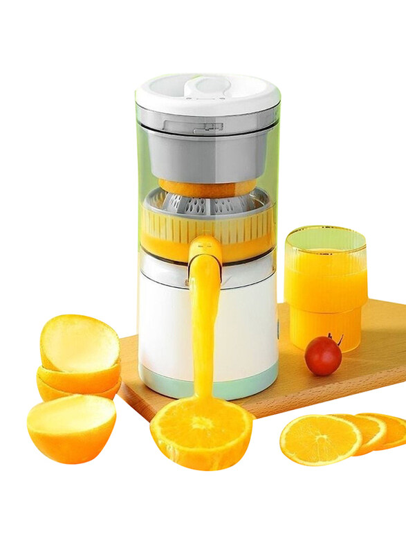 

DubaiGallery Wireless Slow Juicer Automatic Orange Lemon Juicer USB Charging Juices Separ, 45W, Clear