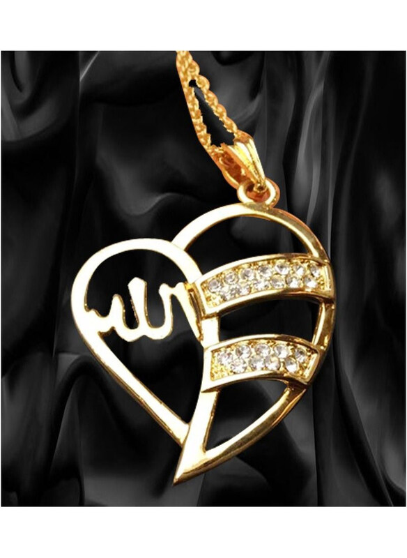 

Dubaigallery Allah Pendant Chain Unisex, Gold