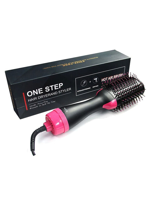 

One Step Professional 1 Step Dryer Comb Volumizer Hair Styler, Black