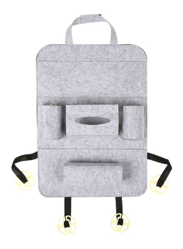 

Generic Auto Car Back Seat Storage Organizer, K5924LGY, Grey