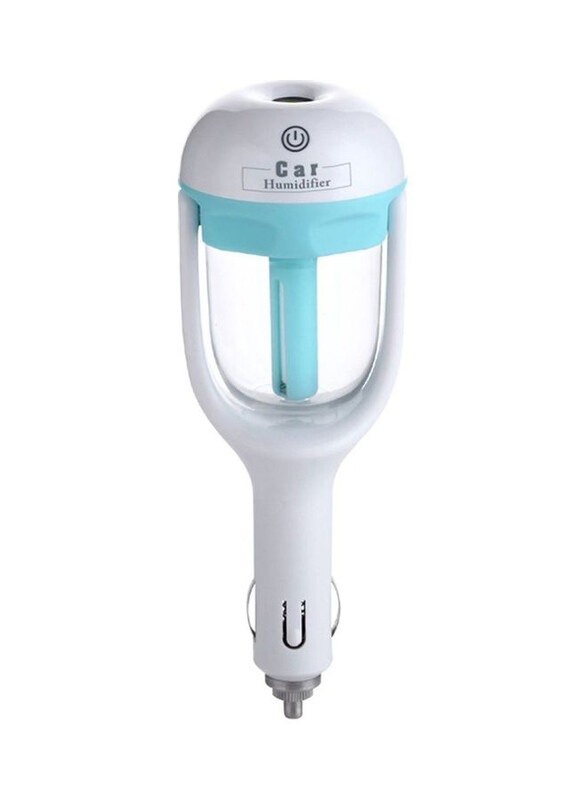 

Generic Mini Portable Car Humidifier, White/Blue
