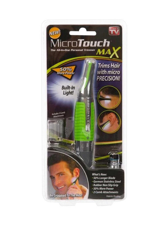 

Micro Touch Personal Hair Trimmer With LED Light, Multicolour