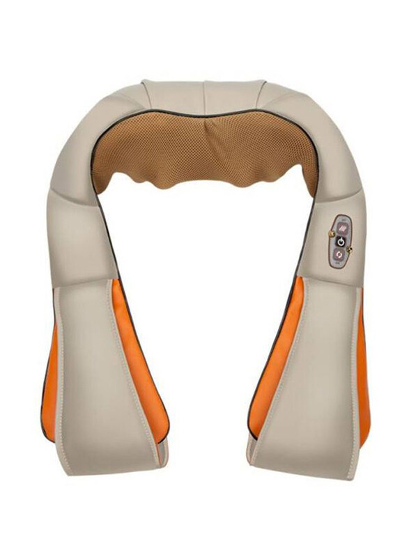 

Generic Anti-Fatigue Neck and Shoulder Massager, Orange/Beige