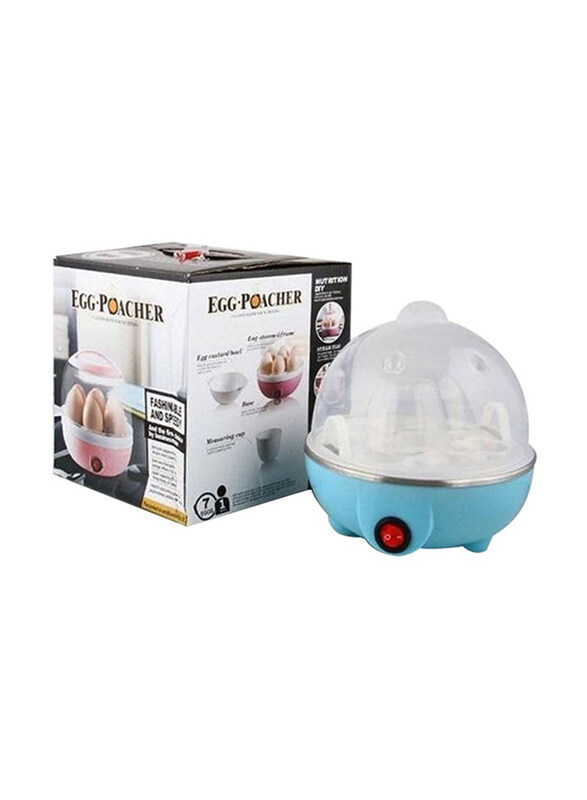 

Generic 2-In-1 Portable Egg Poacher, 350W, Esy-2In1Gb, Blue/Clear