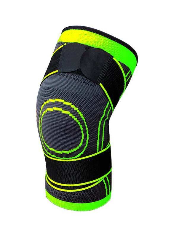 

Generic Joint Protection Knee Pad, 2XL, Black/Green