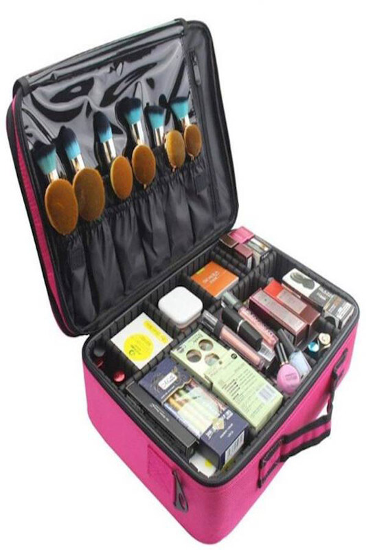 

Generic Portable Makeup Bag, Pink