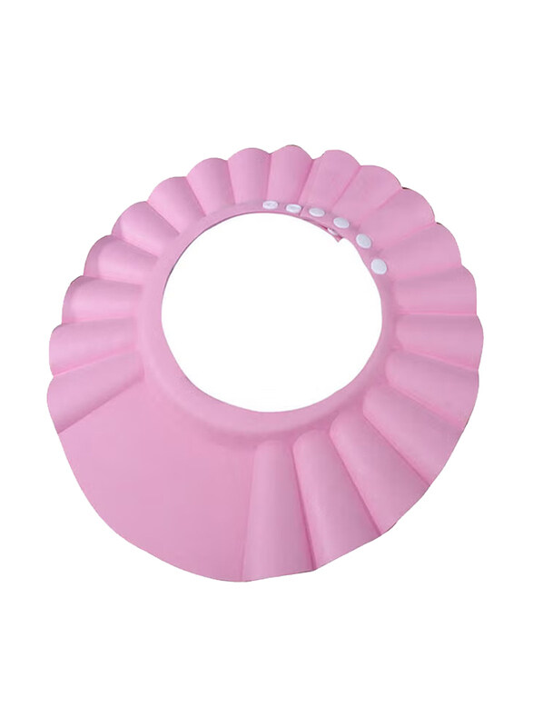 

Generic Soft Adjustable Baby Shampoo Bath Shower Cap, Pink