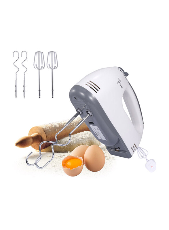 

Generic Electric 7-Speed Hand Mixer Egg Beater, HL54-LU, White