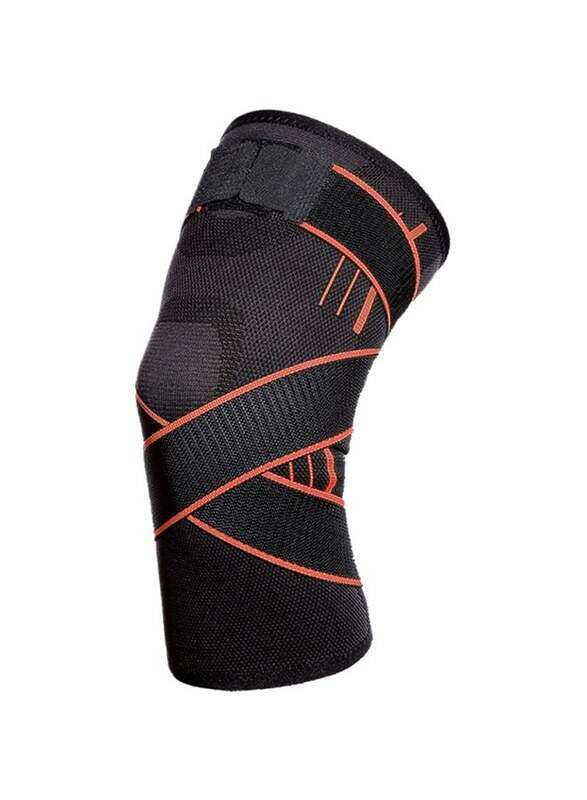 

Generic Running Knee Pad, Large, Black/Orange