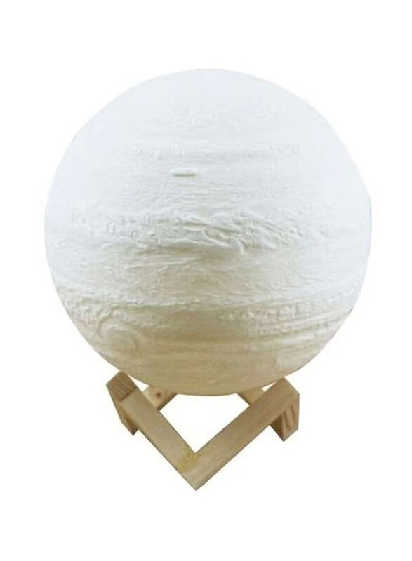 

Generic 3D Moon Night Lamp, White/Beige