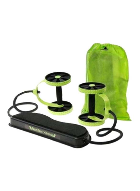 Revoflex Xtreme Abdominal Trainer With Bag Set, Black/Green