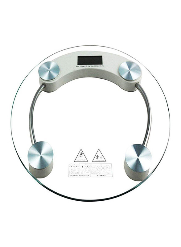 

Generic Round Glass Portable Digital Scale, Multicolour