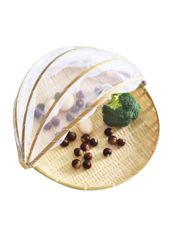 

Dubai Gallery Hand-woven Food Basket, Beige